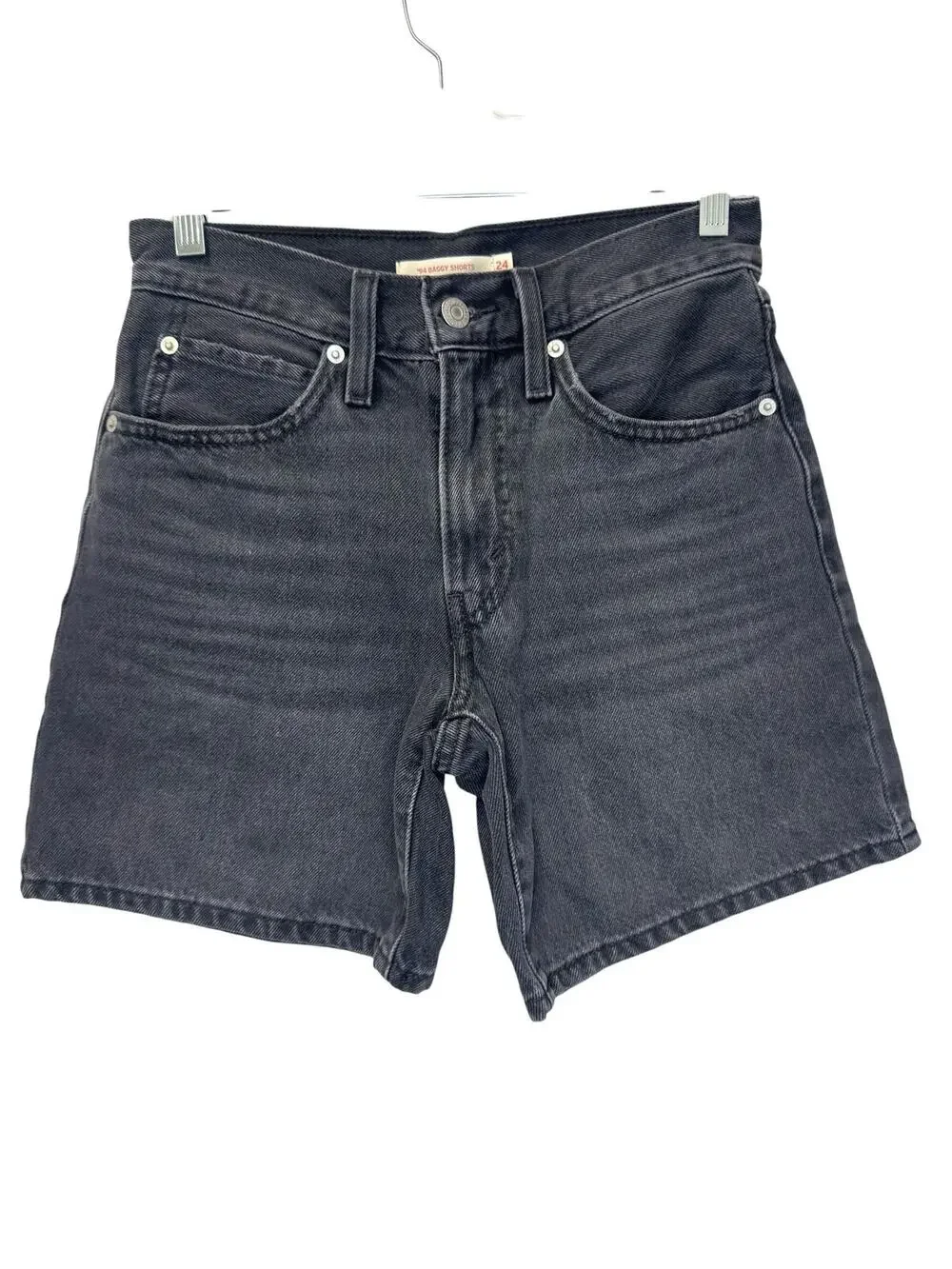 Levi's '94 Baggy Shorts Women Washed Black Size 24